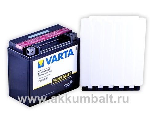 Батарея аккумуляторная Funstart AGM, 12в 18а/ч